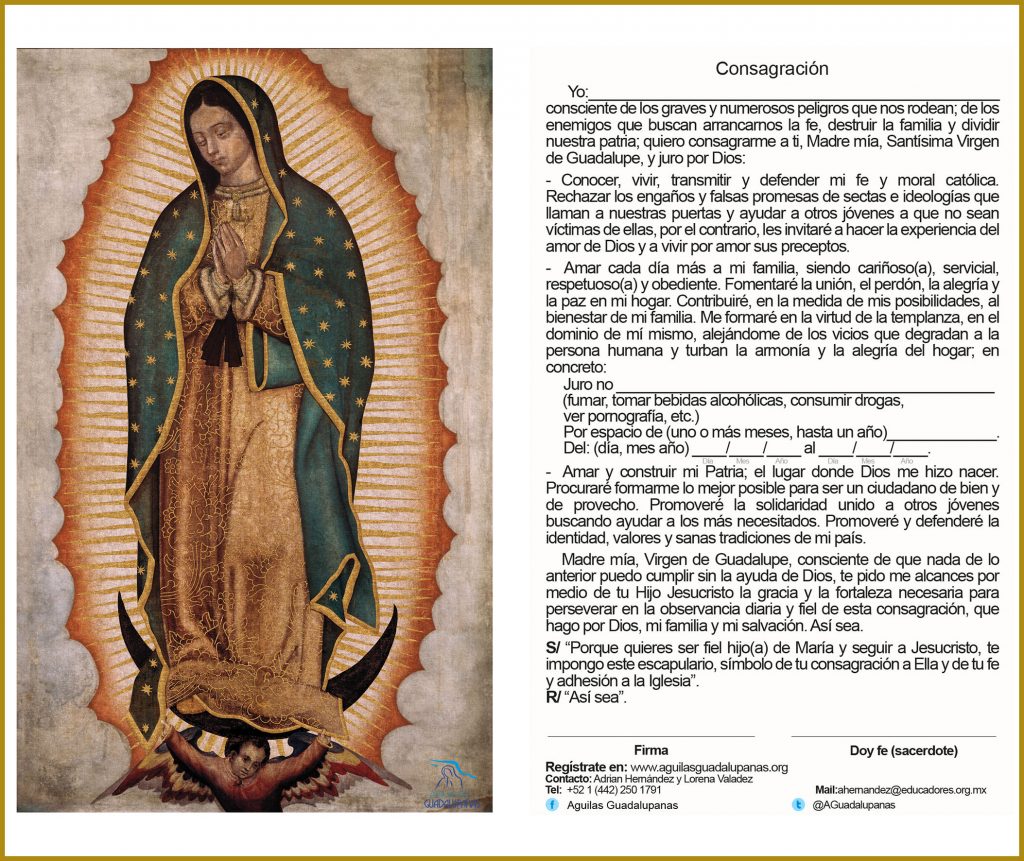 Juramento a la Virgen de Guadalupe